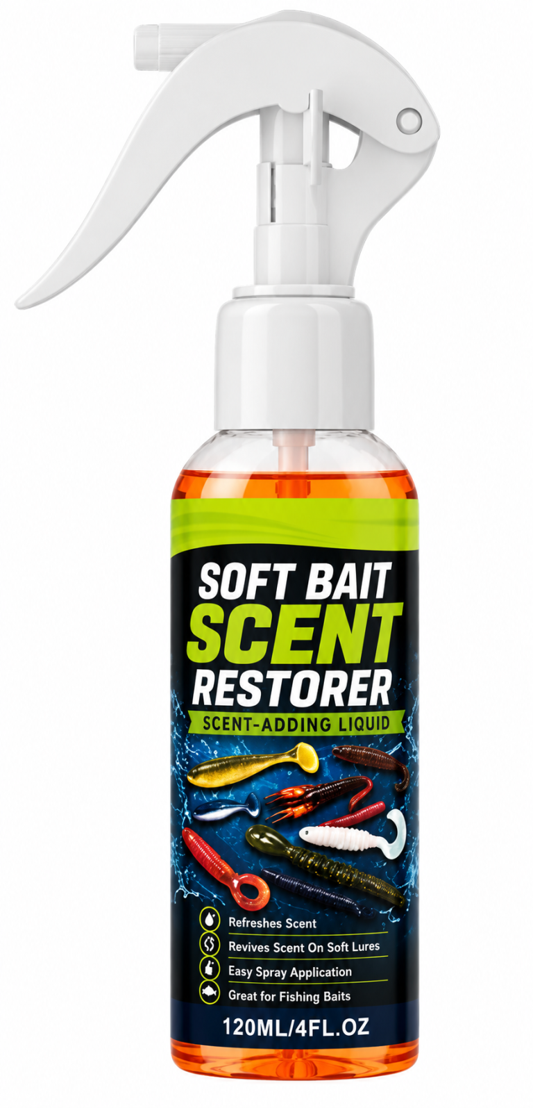 Soft Bait Scent Restorer Spray для відновлення аромату силіконової приманки 120мл